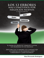 Los 12 Errores Más Cometidos Por Negocios (y cómo evitarlos)