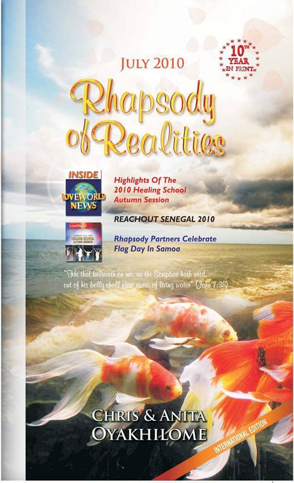 Read Rhapsody of Realities July Edition Online by Pastor Chris
