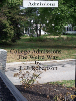 College Admissions: The Weird Way