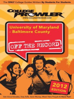 University of Maryland: Baltimore County 2012
