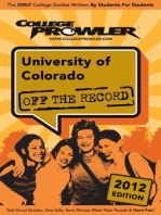University of Colorado 2012