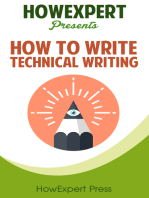 How To Write Technical Writing
