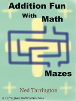 Addition Fun With Math Mazes