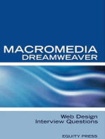 Macromedia Dreamweaver Web Design Interview Questions
