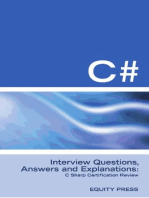 C# Interview Questions, Answers, and Explanations