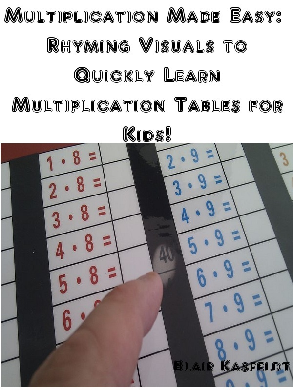 Read Multiplication Made Easy Rhyming Visuals To Quickly Learn Multiplication Tables For Kids 