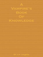 A Vampire's Book of Knowledge