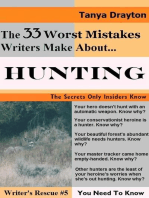 The 33 Worst Mistakes Writers Make About Hunting