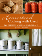 Homestead Cooking with Carol: Bountiful Make-ahead Meals