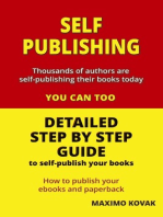 Self-publishing / Detailed Step by Step Guide to Self-publish your Books