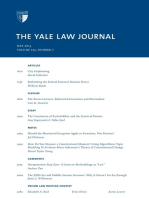 Yale Law Journal: Volume 122, Number 7 - May 2013