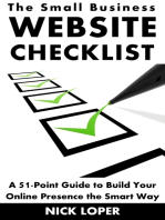 The Small Business Website Checklist: A 51-Point Guide to Build Your Online Presence the Smart Way