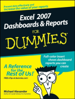 Excel 2007 Dashboards and Reports For Dummies