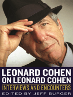 Leonard Cohen on Leonard Cohen: Interviews and Encounters