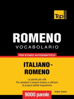 Vocabolario Italiano-Romeno per studio autodidattico: 9000 parole