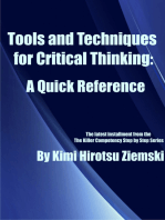 Tools and Techniques for Critical Thinking: A Quick Reference