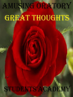 Amusing Oratory: Great Thoughts