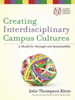 Creating Interdisciplinary Campus Cultures