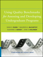 Using Quality Benchmarks for Assessing and Developing Undergraduate Programs