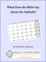 What Does the Bible Say About the Sabbath?