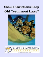 Should Christians Keep Old Testament Laws?