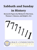 Sabbath and Sunday in History