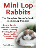 Mini Lop Rabbits, The Complete Owner’s Guide to Mini Lop Bunnies, How to Care for your Mini Lop Eared Rabbit, including Breeding, Lifespan, Colors, Health, Personality, Diet and Facts