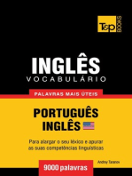 Vocabulário Português-Inglês americano: 9000 palavras mais úteis