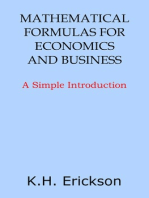 Mathematical Formulas for Economics and Business: A Simple Introduction