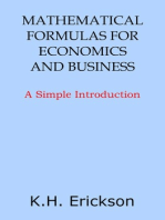 Mathematical Formulas for Economics and Business