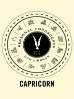 Capricorn: Personal Horoscopes 2012