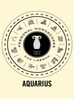 Aquarius: Personal Horoscopes 2012