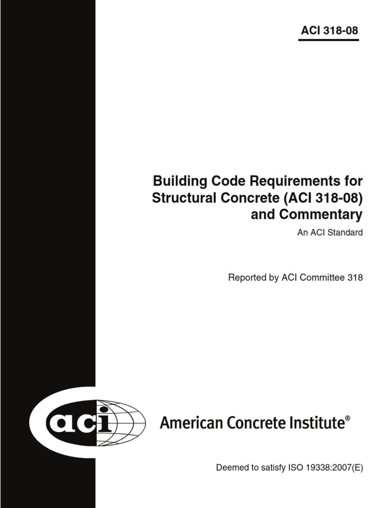 ACI 318-08 Building Code Requirements for Structural Concrete and ...