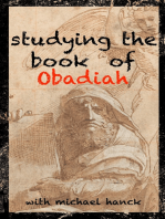 Studying the Book of Obadiah: One of the Twelve Prophets