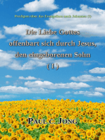 Predigten über das Evangelium nach Johannes (I) - Die Liebe Gottes offenbart sich durch Jesus, den eingeborenen Sohn (I)