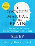Sleep: The Owner's Manual