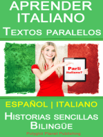 Aprender Italiano - Textos paralelos - Historias sencillas (Español - Italiano) Bilingüe