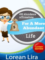 492 Abundance Affirmations For A More Abundant Life