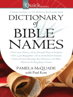 QuickNotes Dictionary of Bible Names