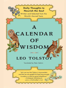 Read A Calendar Of Wisdom Online By Leo Tolstoy Books