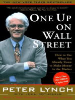 One Up On Wall Street: How To Use What You Already Know To Make Money In