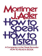 How to Speak How to Listen