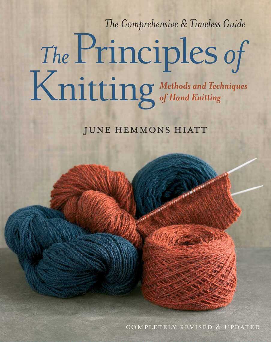 Read The Principles of Knitting Online by June Hemmons Hiatt Books