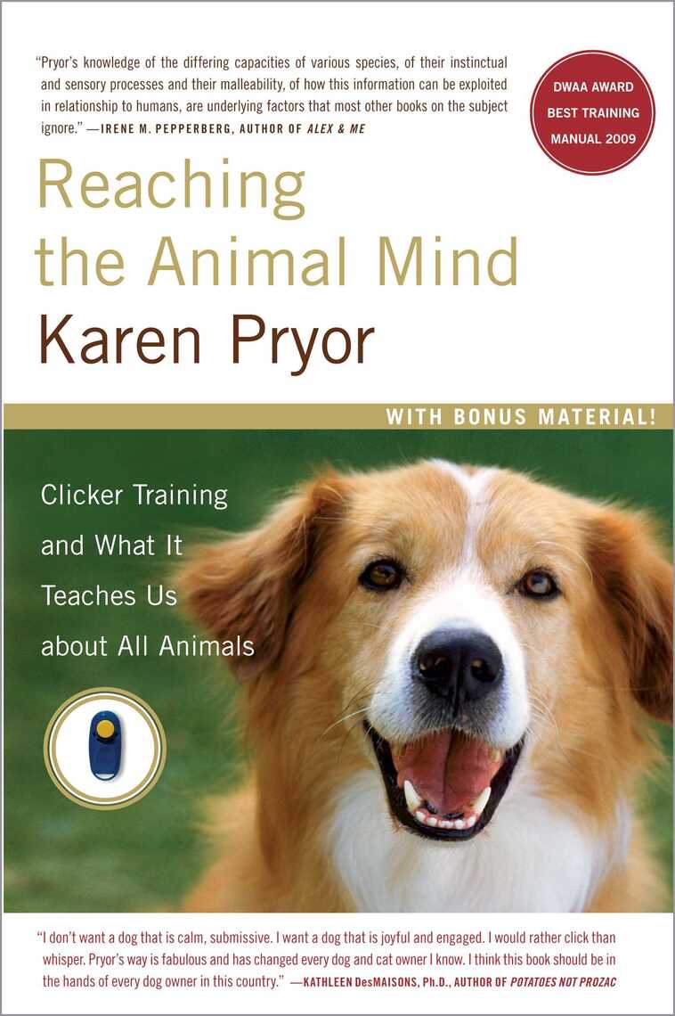 Reaching the Animal Mind by Karen Pryor eBook