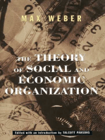 The Theory Of Social And Economic Organization