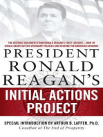 President Ronald Reagan's Initial Actions Project