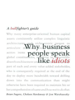 Why Business People Speak Like Idiots: A Bullfighter's Guide