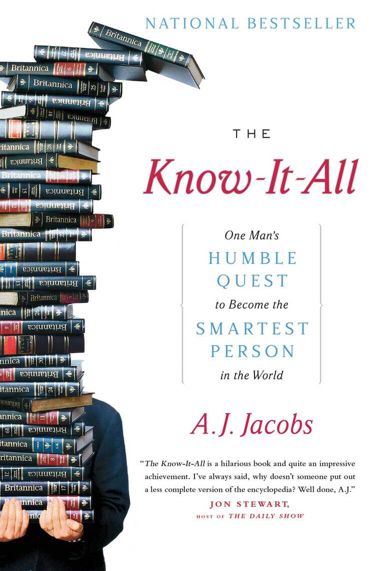 Read The Know It All Online By A J Jacobs Books