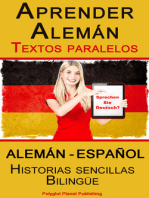 Aprender Alemán - Textos paralelos - Historias sencillas (Alemán - Español) Bilingüe