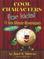Cool Characters for Kids: 71 One-Minute Monologues VI
